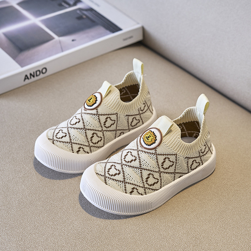 Children's shoes, trendy children's board shoes, low cut children's casual shoes, fly woven baby shoes