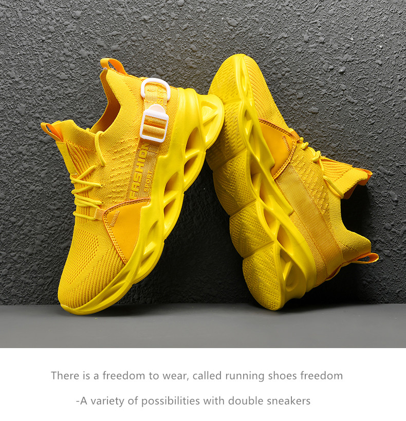 Sneakers Men Mesh Breathable Running Sport Shoes Unisex Light Soft Thick Sole Hole Couple Shoes Athletic Sneakers Women Shoes