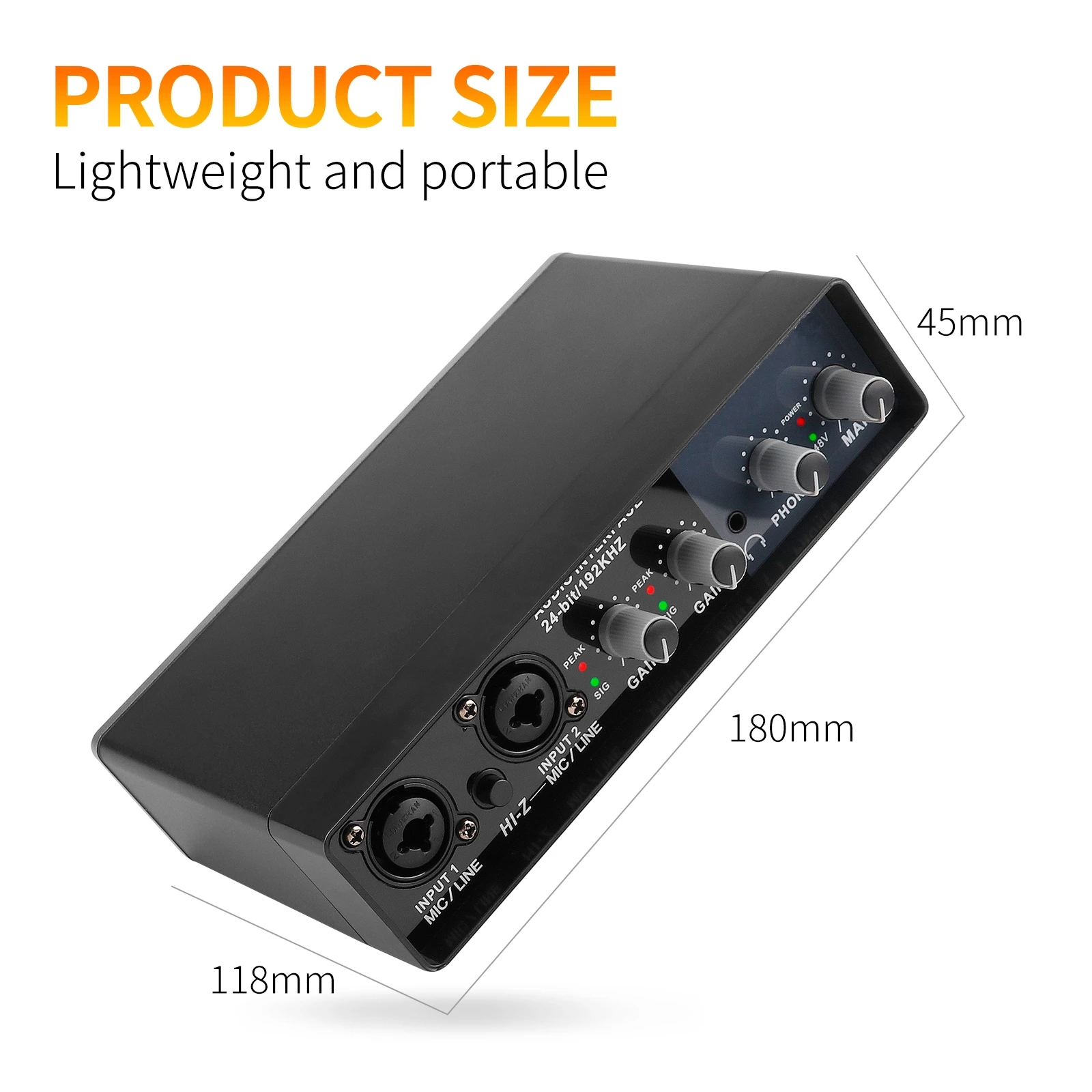 Audio interface USB Sound card UR24C UR22C professional recording dubbing Composing Equipment mobile computer live Singing