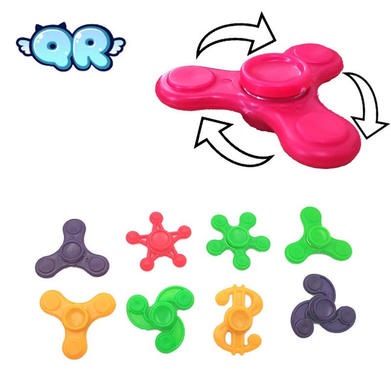 Plastic fingertip gyro hand trimmer gyroscope super long long fast finger rotator adult boys anti-stress decompression toy