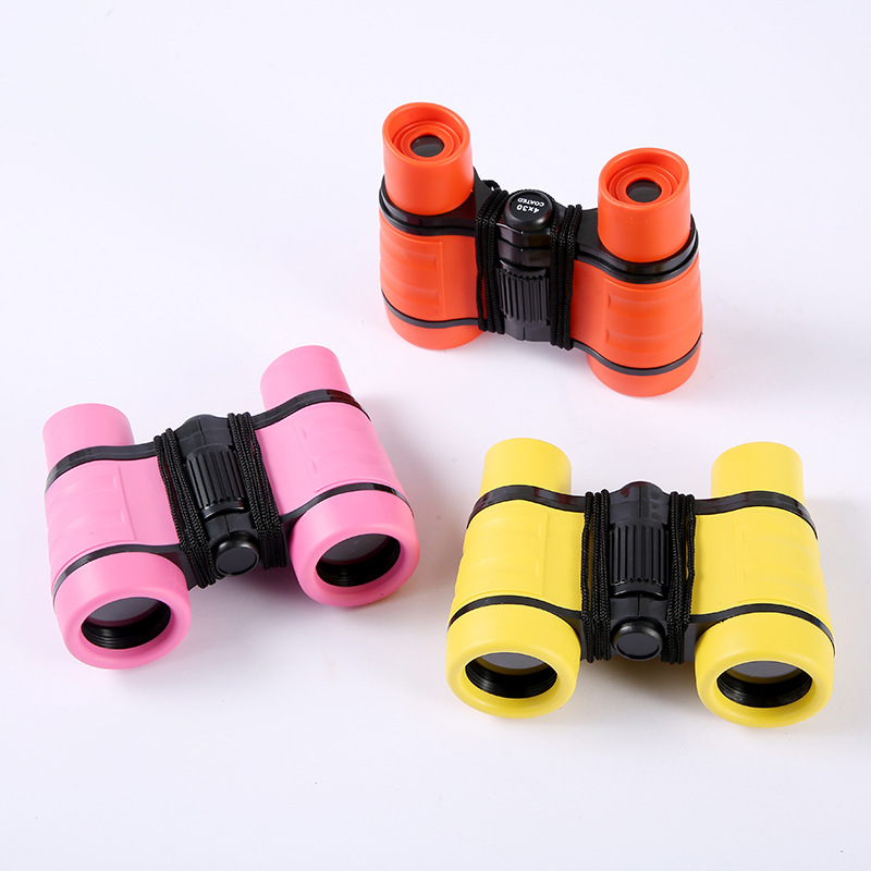 4x30 Kids Telescope Binoculars For Boys Girls Bird Watching Far And Near Educational Learning Hiking Children Outdoor Play Toys