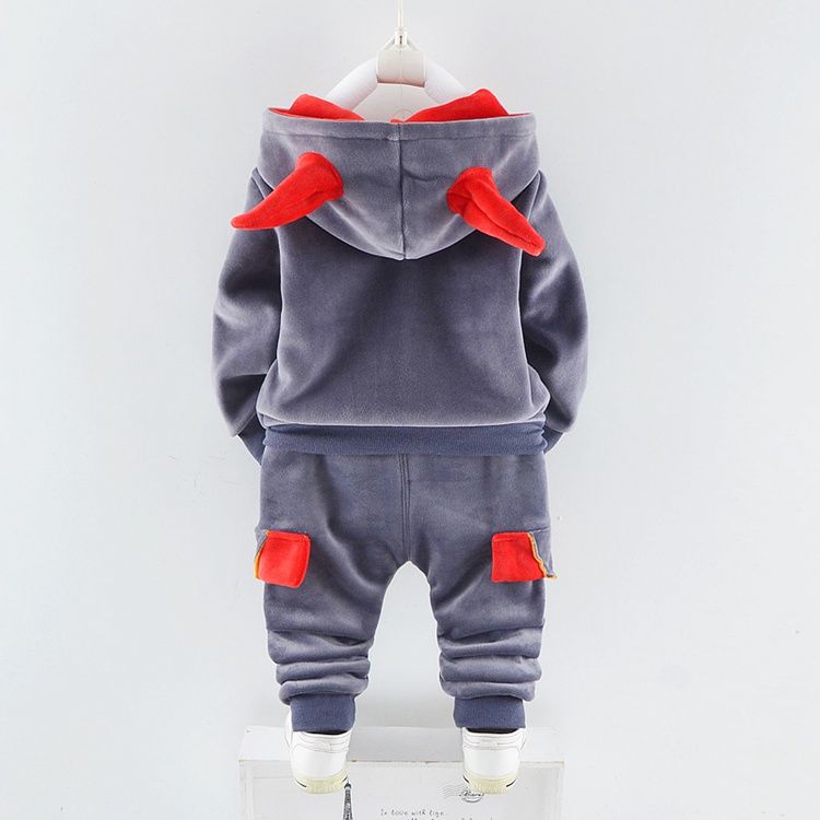 2PCS Children Set Boys Clothes Tracksuit Kids Coats Hoodies Jacket+Long Pants Kids Sets