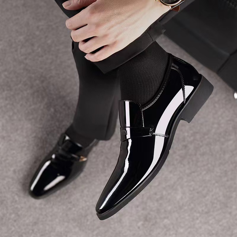 Men's leather shoes, men's loafers, casual leather shoes, new formal, business and fashionable leather shoes