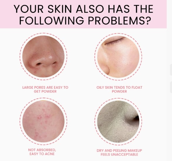 Foundation CC Cream Waterproof Concealer Full Coverage Natural Oil-Control Whitening Cosmetics Long Lasting SPF 50 Makeup