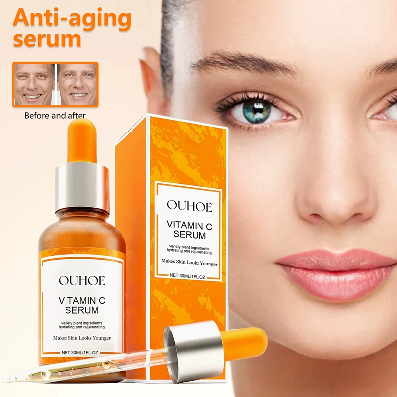 Vitamin C Whitening Serum Face Freckle Fade Dark Spot Pigment Melanin Corrector and Powerful Whitening Serum for Face