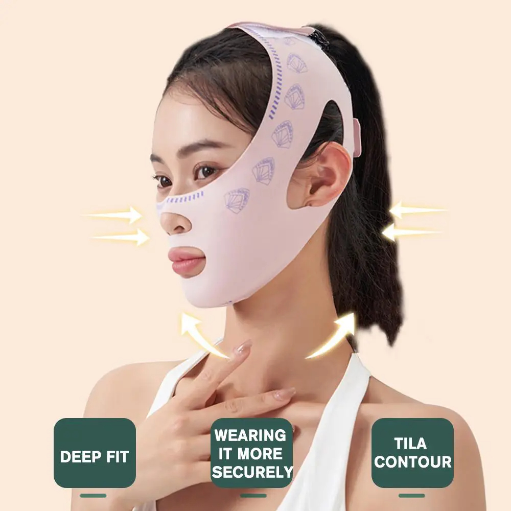 Chin Cheek Bandage V Shaper V LineLi fting And Firming Falimming Device Facial Bandage To Improve DoubChin Delay Sagging