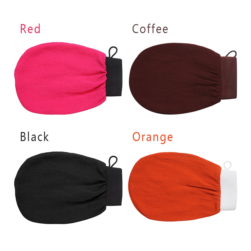 Shower Bath Scrub Glove Exfoliating Body Scrub Facial Tan Massage Mitt Removal Kessa Exfoliate Peeling Glove Towel