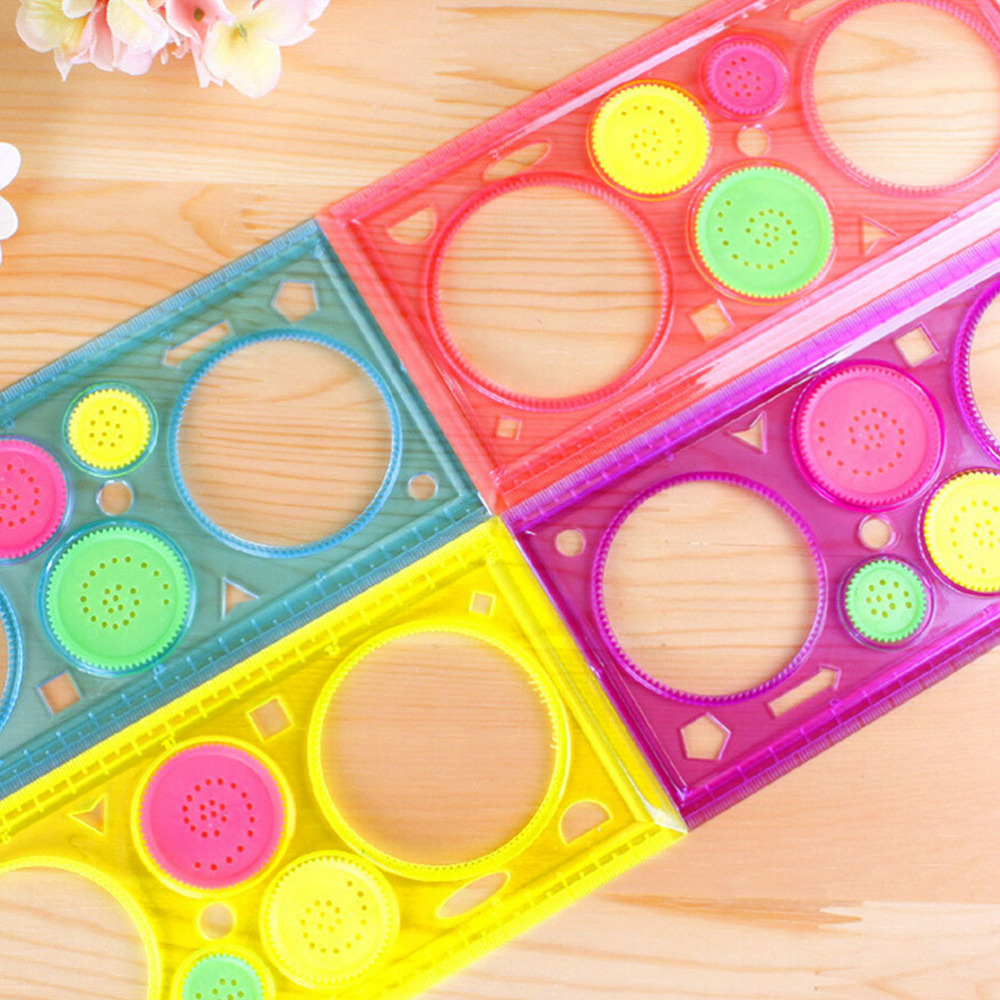 Spirograph Geometric Ruler Drafting Tools Stationery Students Toys Set Learning Art Sets Children Drawing Toys
