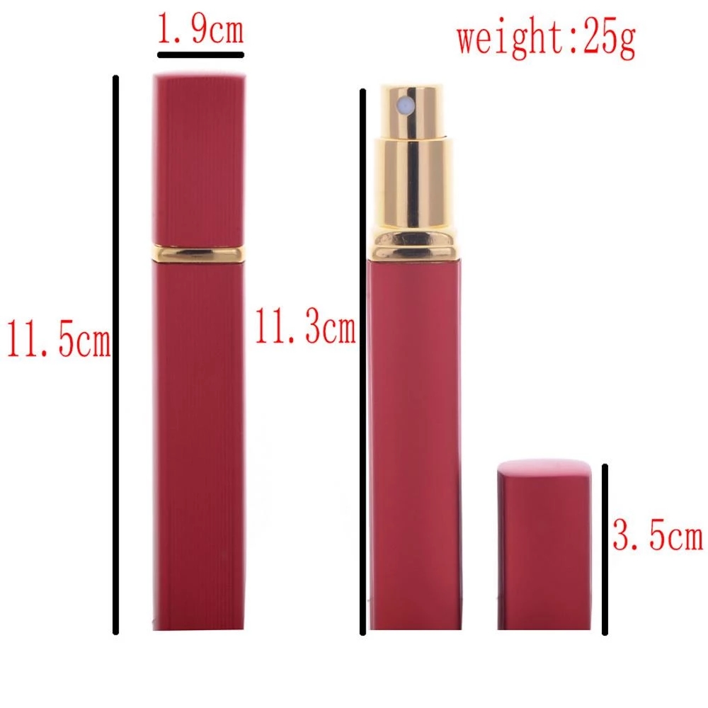 6 Colors 12ML Mini Portable Travel Perfume Bottle Parfum Bottles For Spray Scent Pump Case