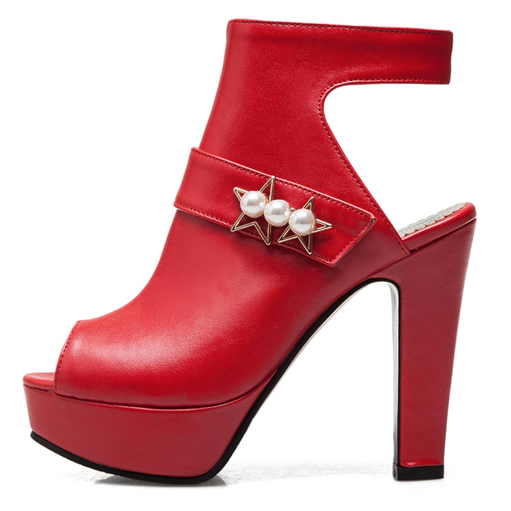 Fish mouth shoes ladies summer new fashion waterproof platform platform high heel sandals large size female shoes
