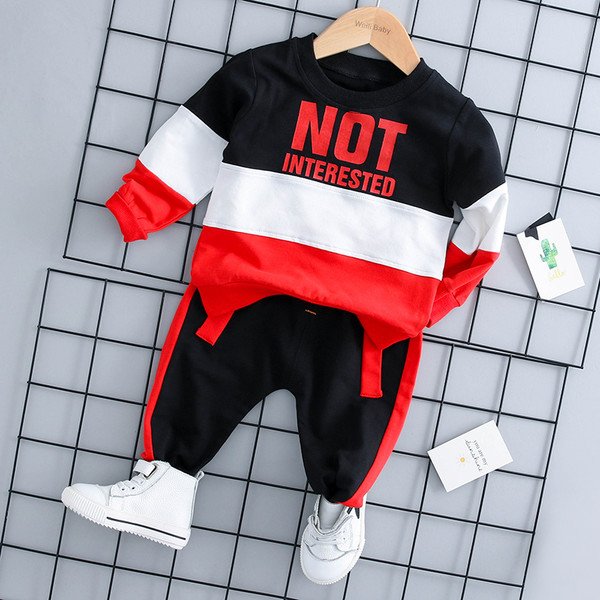 Baby Girl Boy Clothing Sets Infant Clothes Suits Casual Sport T Shirt Pants Kid Child Clothes Suits