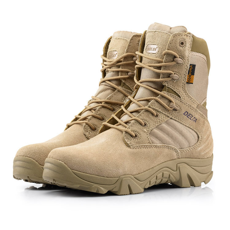 High cut men's boots lightweight hiking boots durable suede work desert boots