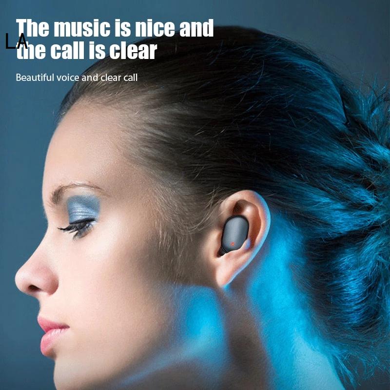 E6S TWS Bluetooth 5.0 Headphones True Wireless Earbuds In Ear Handsfree Stereo Earphones Sports Waterproof Headset with Mic