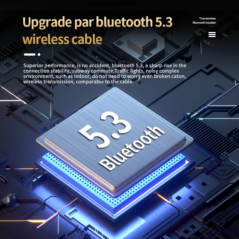 TWS YD05 5.2 Bluetooth Earphones HiFi Stereo Wireless EarphonesIn-ear Handsfree Headset Earbuds With Charging Box For Smartphone