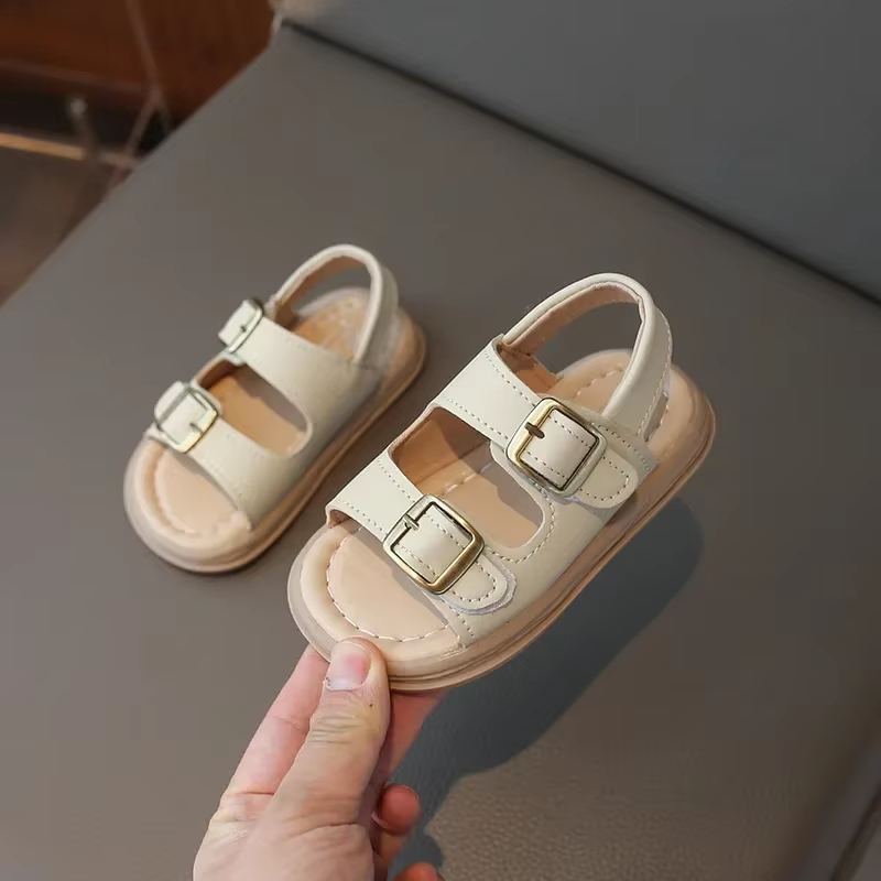 Children Sandals for Girls and Boys Summer New Fashionable Korean Style Comfortable Soft Sole Casual Cute Baby Beach Shoes