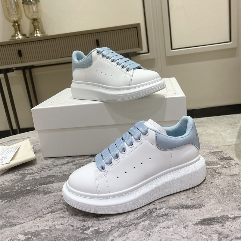Alexander McQUEEN shoes spring sports and leisure McQueen men's shoes all-match thick-soled high-rise shoes men's trendy shoes