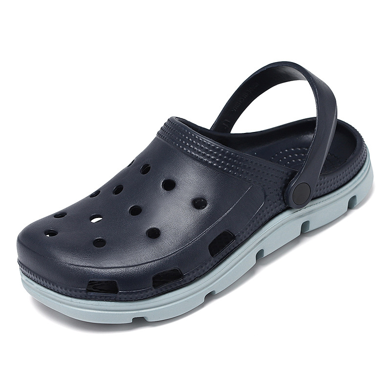 Summer new hole shoes shoes men's fashion non-slip sandals thick-soled breathable EVA beach shoes lovers sandals and slippers