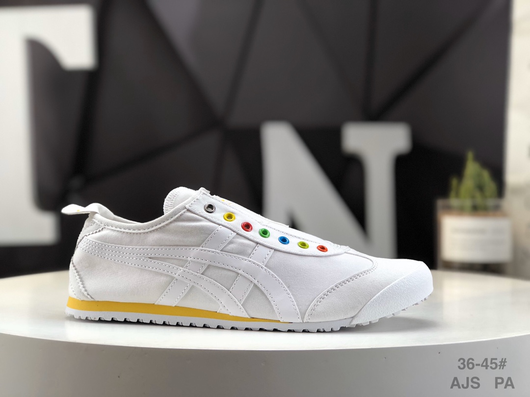 Onitsuka Tiger casual shoes for men and women, fashionable and versatile slip-ons, lightweight and comfortable slip-on shoes