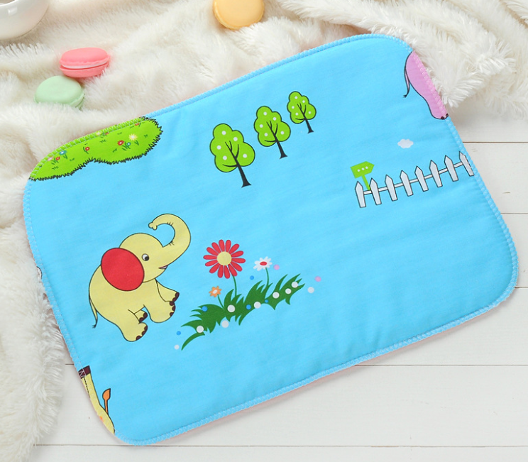 25 * 35 Urine Pad Pure Cotton Washable Soft Small Size Baby Diaper Mattress Waterproof Diaper Suction Leak Proof