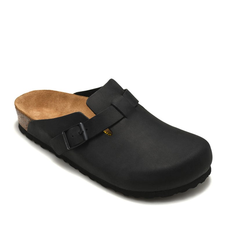 Birkenstock sandals men and women cork casual slippers all-match black toe shoes Birkenstock outdoor beach shoes