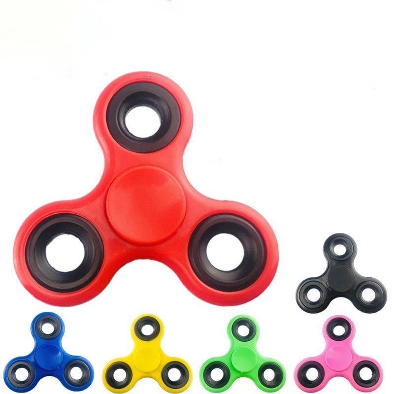 ABS Fidget Spinner EDC Spinner For Autism ADHD Anti Stress Tri-Spinner Adult Kids Funny Toys