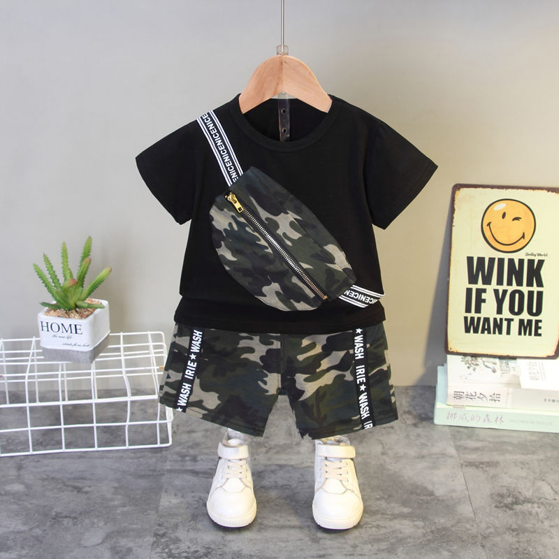 Boys Clothes Set T Shirt Top boys Pants 2Pcs Outfits Set Children Boy Clothes
