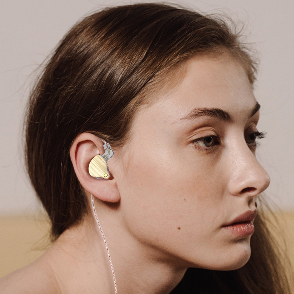 Q1 PRO Wood Wired Earphone HiFi Headphone with Microphone Detachable In-Ear Stereo Noise Cancelling Earbuds Sports Running Music