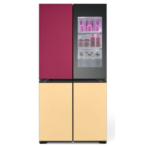 LG 617L MOODUP FRENCH DOOR LUX GRAY-LUX WHITE FRIDGE
