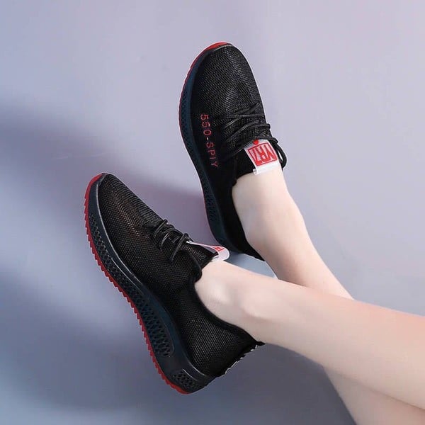 Spring and Summer Sports Shoes for Female Students Korean Version Air-permeable Running Shoes for Students