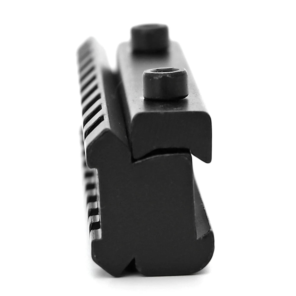 Low Profile Dovetail Rail Adapter Extends 11mm to 20mm Rail Kit Base Slot