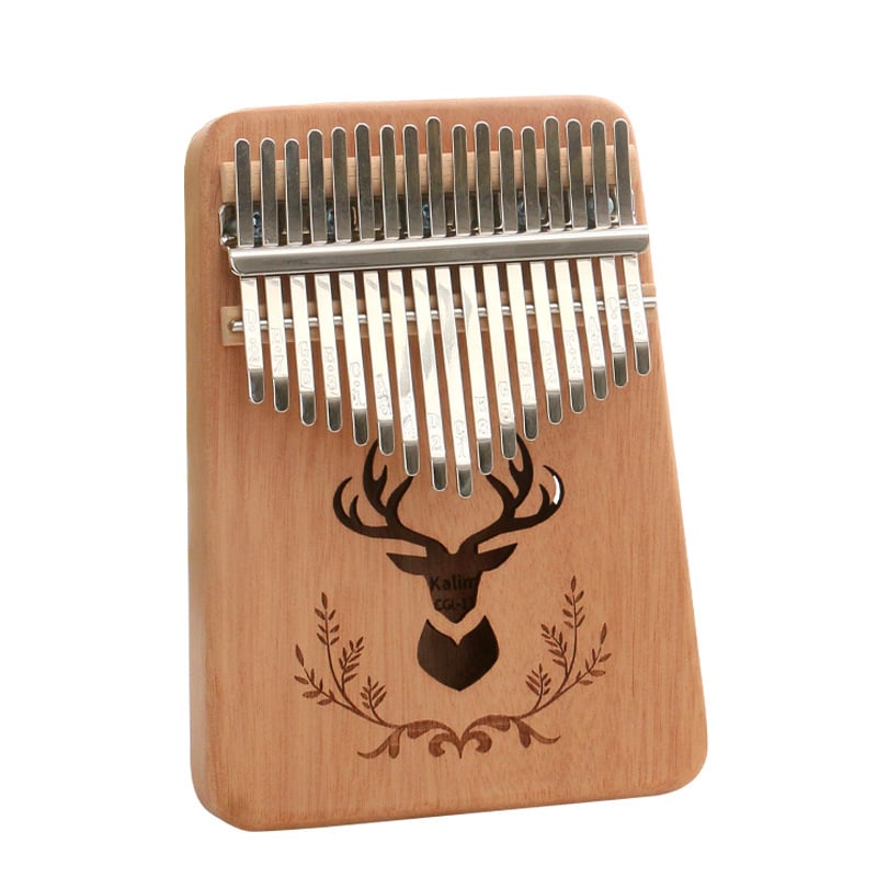 17 Keys Kalimba Thumb Piano Mahogany Body Musical Instruments With Learning Book Kalimba Piano Christmas Gift