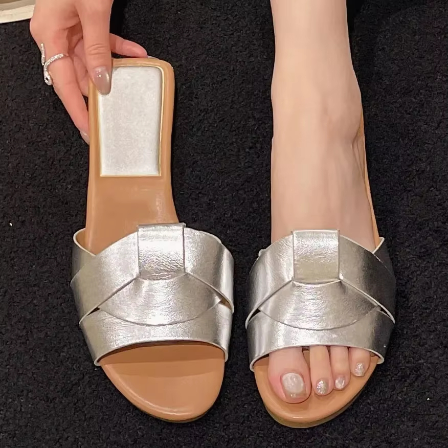 New Summer Designer Women'S Solid Color Fashion Slippers Zapatos De Mujer Women'S Shoes Slippers Women Slippers Women Shoes