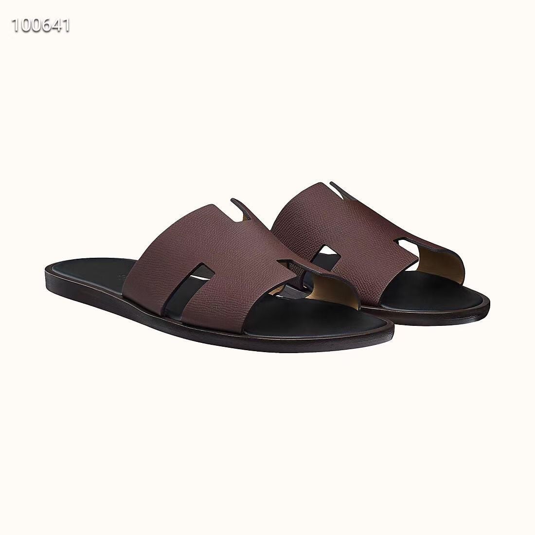 HERMES leather slippers leather slippers shoes