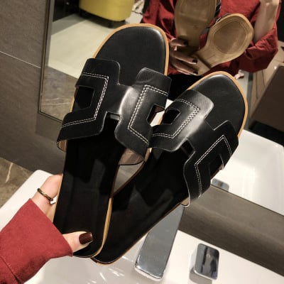 Summer fashion wear new flat beach shoes, sandals, slippers, women 35-40