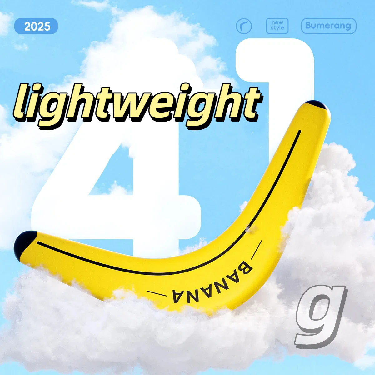 Children Soft Boomerang Toy Two-leaf V-shaped Outdoor Flying Disc Games Adult-kids Interactive Sports Toy For Decompression Gift