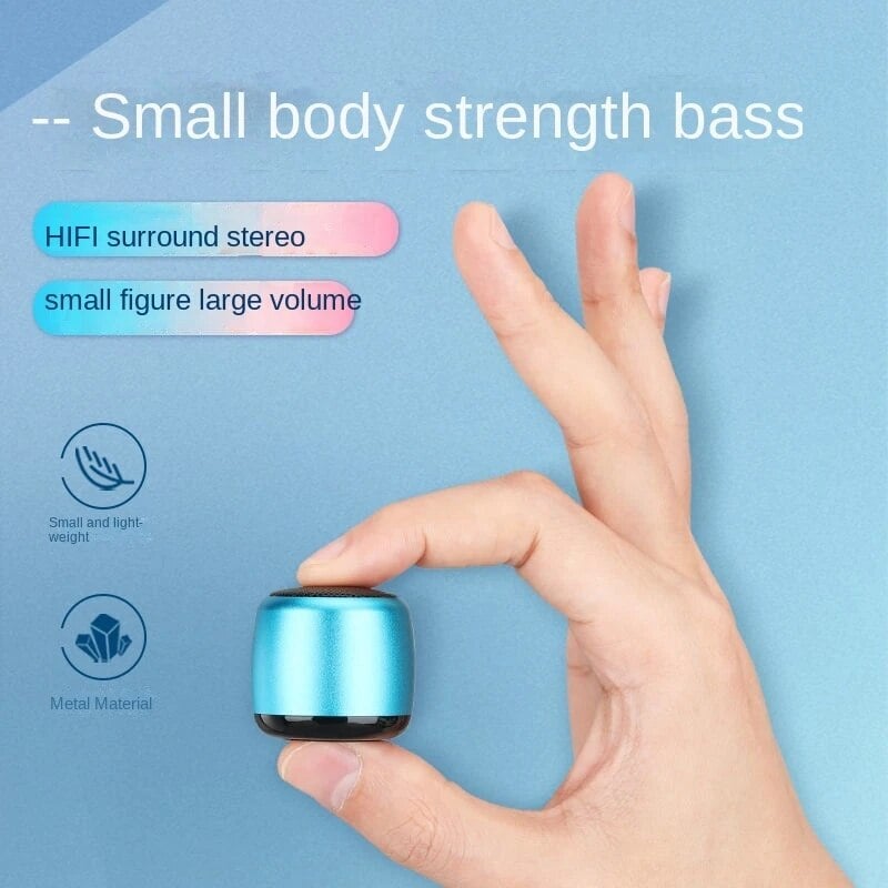 New Mini Wireless Bluetooth Speaker High Sound Quality Household Outdoor Loud Subwoofer Small Portable Double Speaker