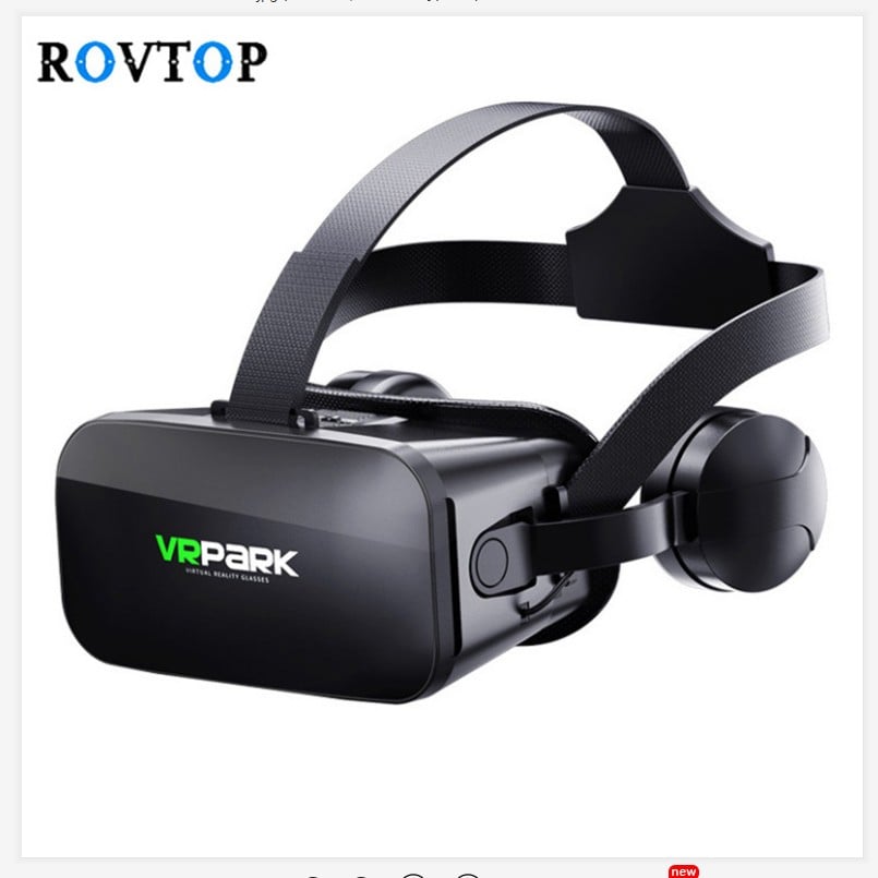 3D VR Glasses Virtual Reality Glasses VRPARK J20 for iPhone Android Smart Phone Games with Headset Controllers