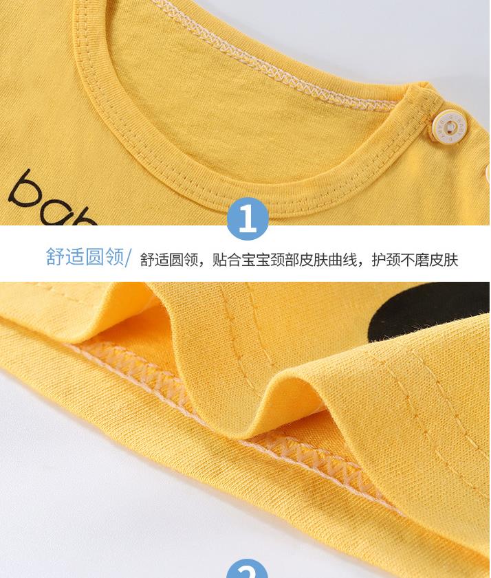 2Pcs Children's Clothing Boys Summer Suit Baby Infant Kids Clothes Short-sleeved T-shirt two-piece 01-2-3-4 years old