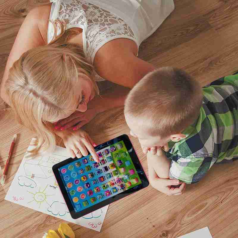 Mini Baby English Educational Learning Toys Laptop Tablet Learning Toys For Children Multifunctional Early Education Machine Toy