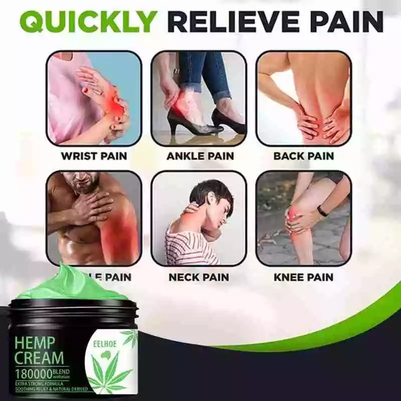 50g Natural Hemp Ointment Natural Ointment Relieves Body Pain Relieves Neck Relief Hemp Balm Muscle Soothing Cream