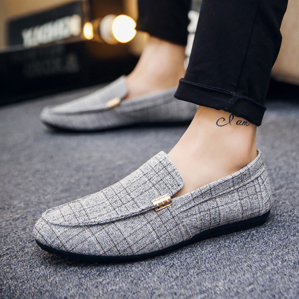 spring casual men's lazy breathable peas shoes