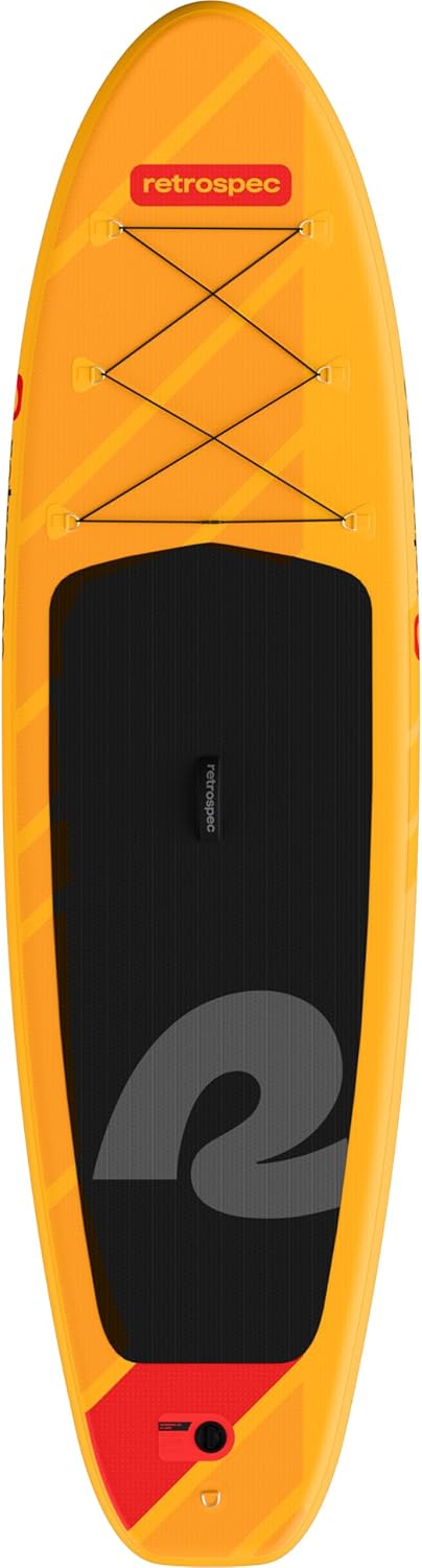 Retrospec Weekender Inflatable Stand Up Paddle Board Includes Paddle, Pump, and Accessories 10’6” Lightweight iSUP, Puncture Resistant Inflatable Padd