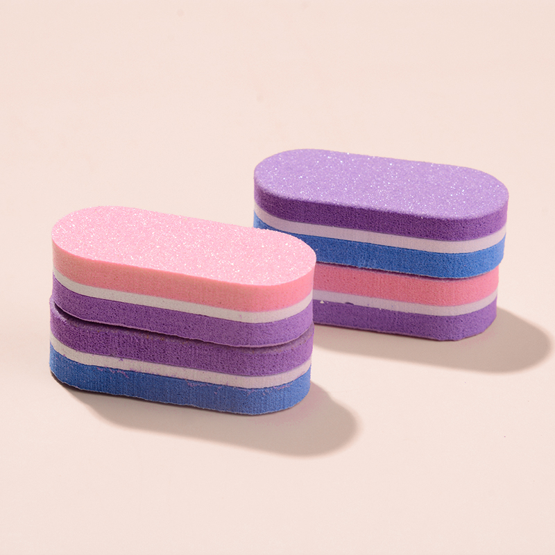 40 Pcs/lot Mini Nail Files Colorful Sponge Nail File Buffer Block Pedicure and Manicure Nail Tools Kit Nail Files