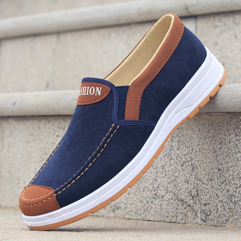 Aleafalling Spring Summer Comfortable Casual Shoes Mens Soft Leather Shoes For Men Lace-Up Brand Fashion Flat Loafers Shoes