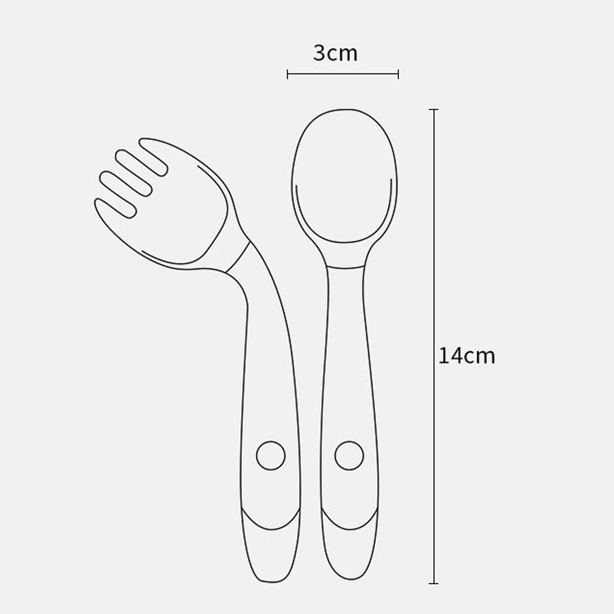 Silicone Spoon For Baby Utensils Set Auxiliary Food Toddler Learn To Eat Training Bendable Soft Fork Infant Tableware &
