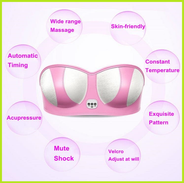 Electric Boobs Sexy Massage Vibrator Beautiful Breast Enlargement Massager Bras Saggy Breasts Lift Machine Body Cups