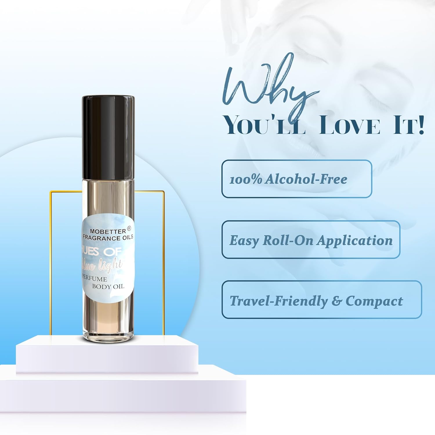 MOBETTER FRAGRANCE OILS Hues Of Blue Light Fragrance Body Oil for Women