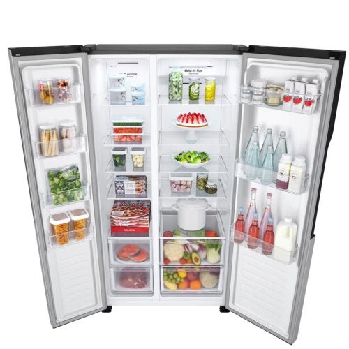 LG 519L SIDE BY SIDE REFRIGERATOR - SILVER