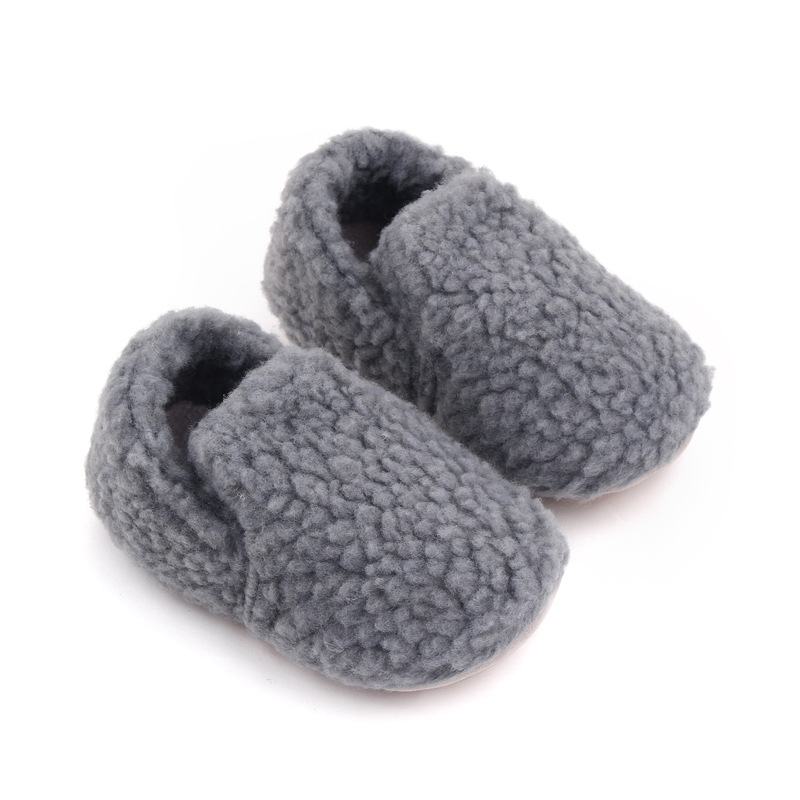 Baby Winter and Autumn Style Multiple Choices Soft Cotton Warm and Plush Toddler Shoes Anti-slip Sole Prewalking