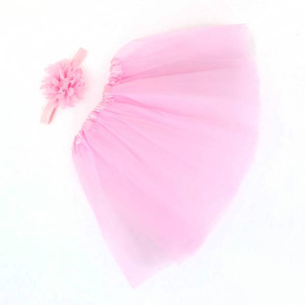 Puseky 2Pcs Newborn Baby Photography Props Newborn Handmade Crochet Cap Infant Girl Photo Props Tutu Dress With Headware 0-3M